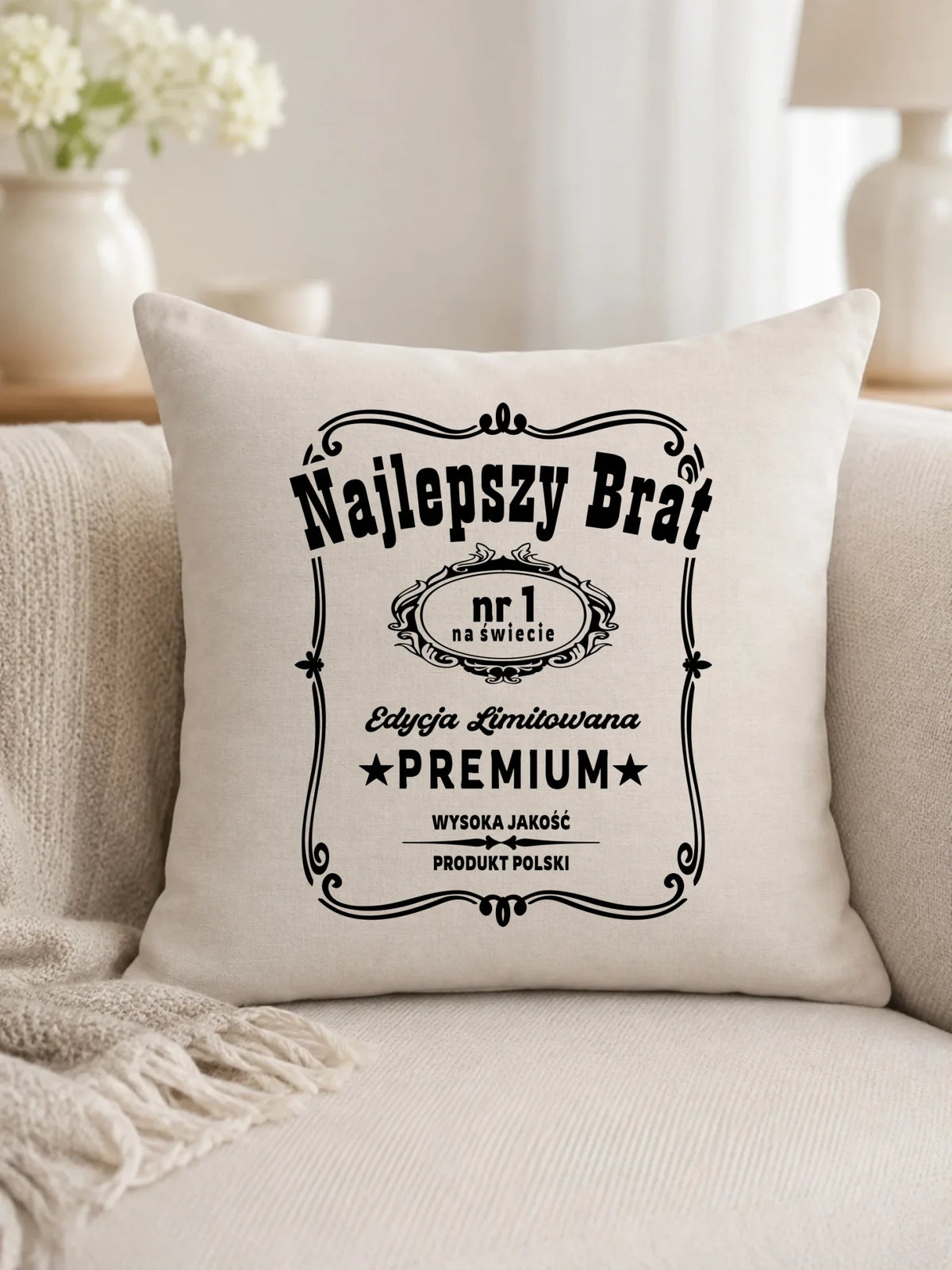 Poduszka dla brata - Najlepszy Brat Edycja Limitowana DB02