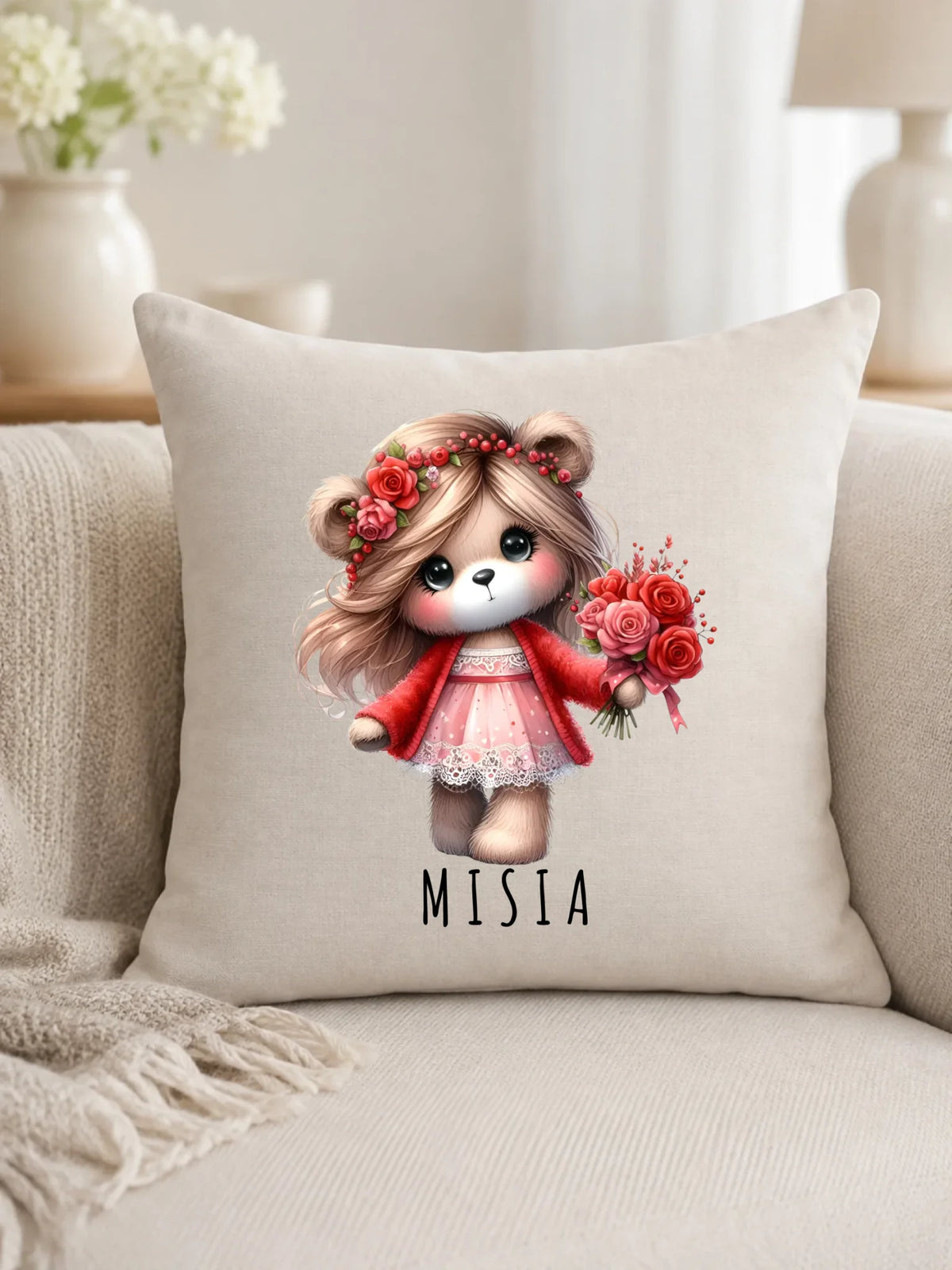 Poduszka dla dziewczyny - Misia W35
