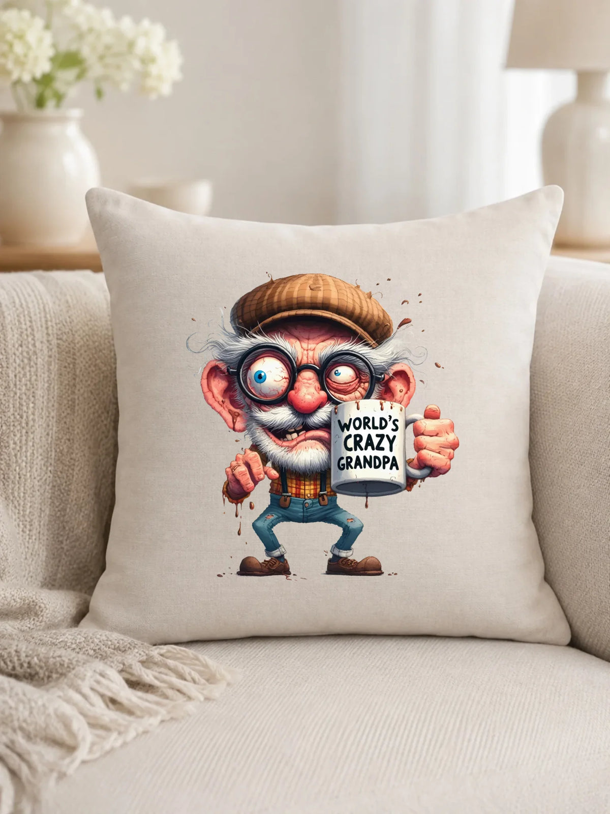 Poduszka dla dziadka - Crazy grandpa D38