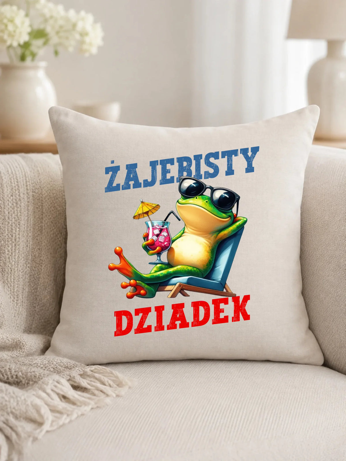 Poduszka dla dziadka - Żajebisty dziadek D27