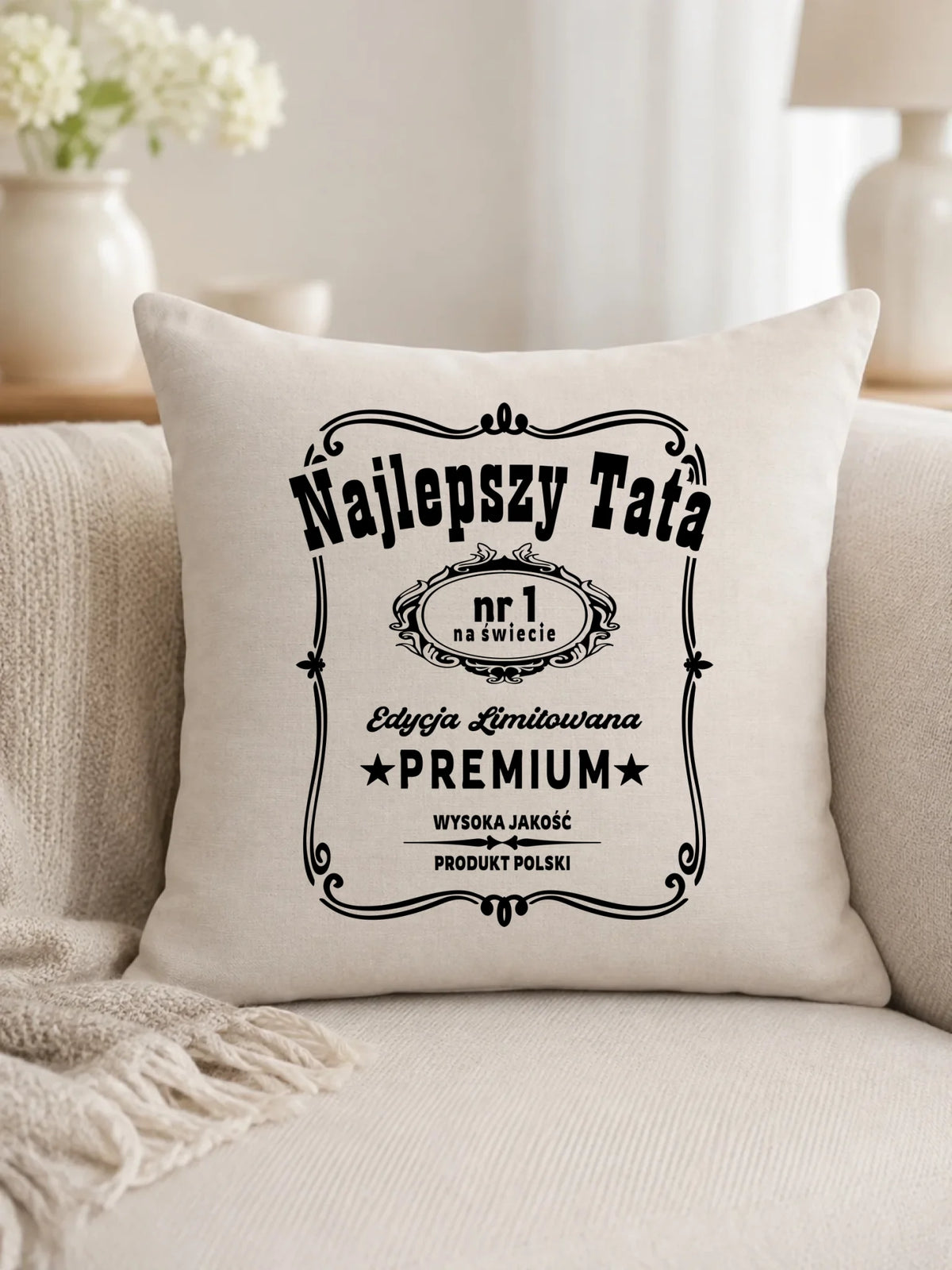 Poduszka dla taty - Najlepszy tata edycja limitowana DT32