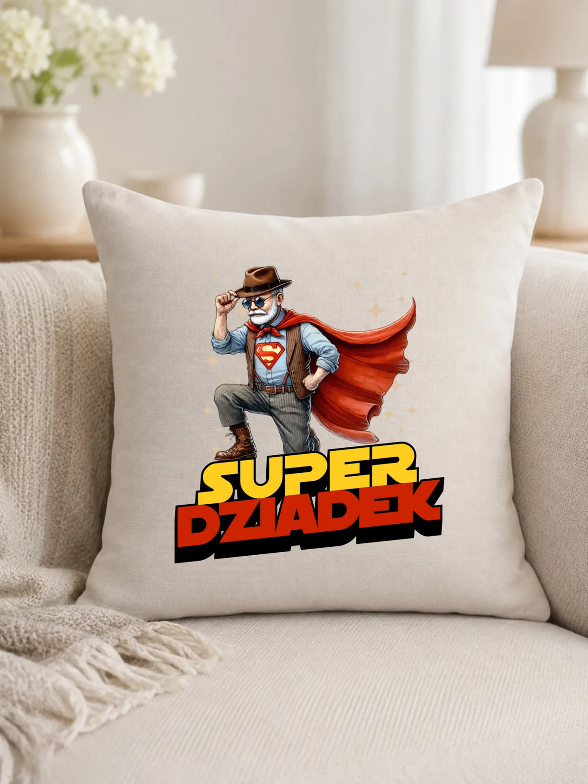Poduszka dla dziadka - Super Dziadek D29