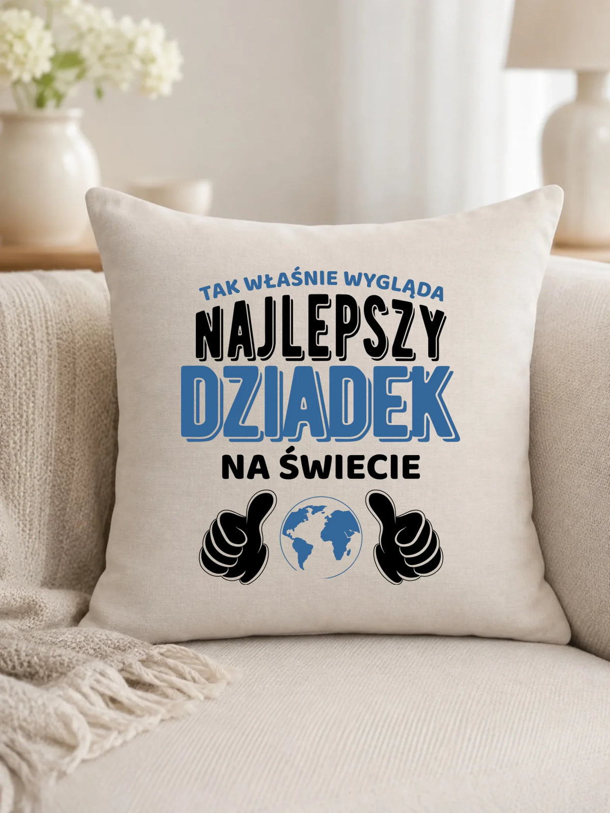 Poduszka dla dziadka - Tak wygląda najlepszy dziadek na świecie D24