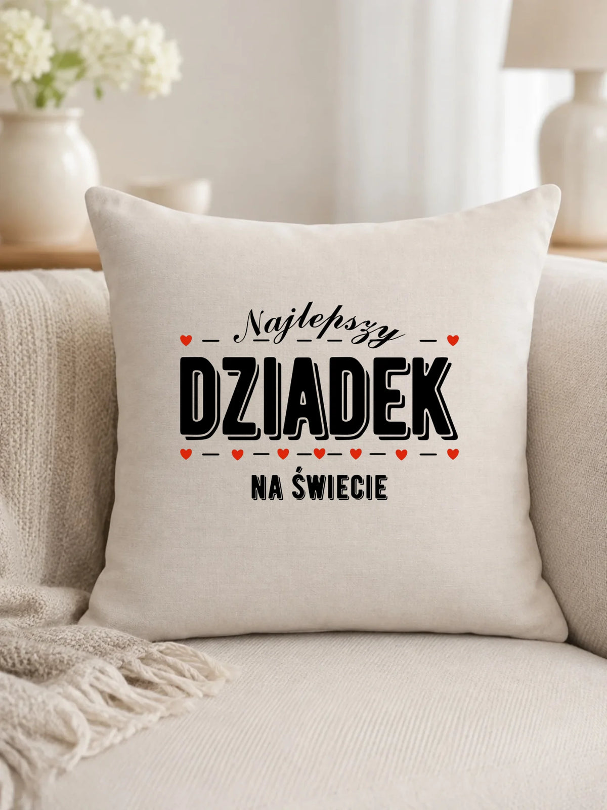 Poduszka dla dziadka - Najlepszy dziadek na świecie D23