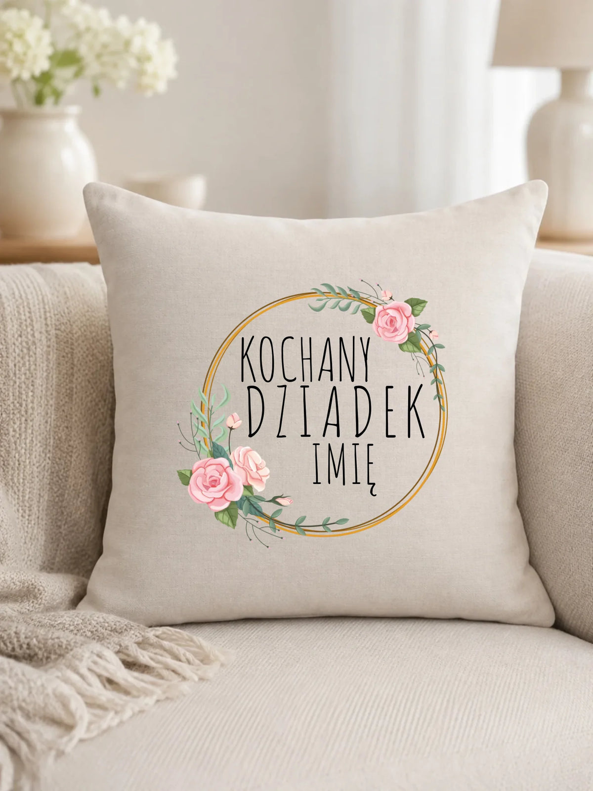 Poduszka dla dziadka - Kochany Dziadek - personalizowana D10