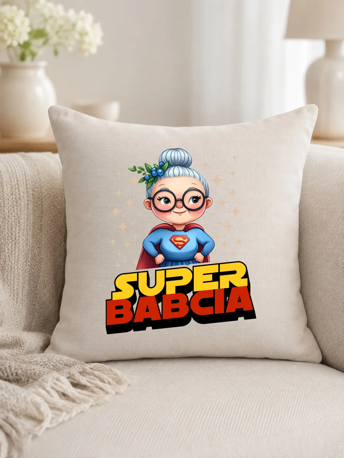 Poduszka dla babci - Super Babcia B29