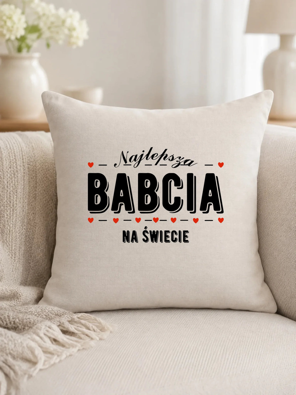 Poduszka dla babci - Najlepsza babcia na świecie B23
