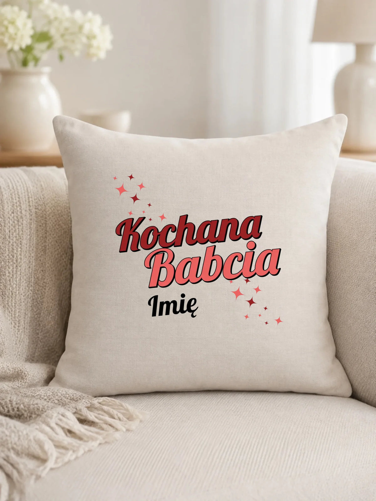 Poduszka dla babci - Kochana Babcia - personalizowana B05