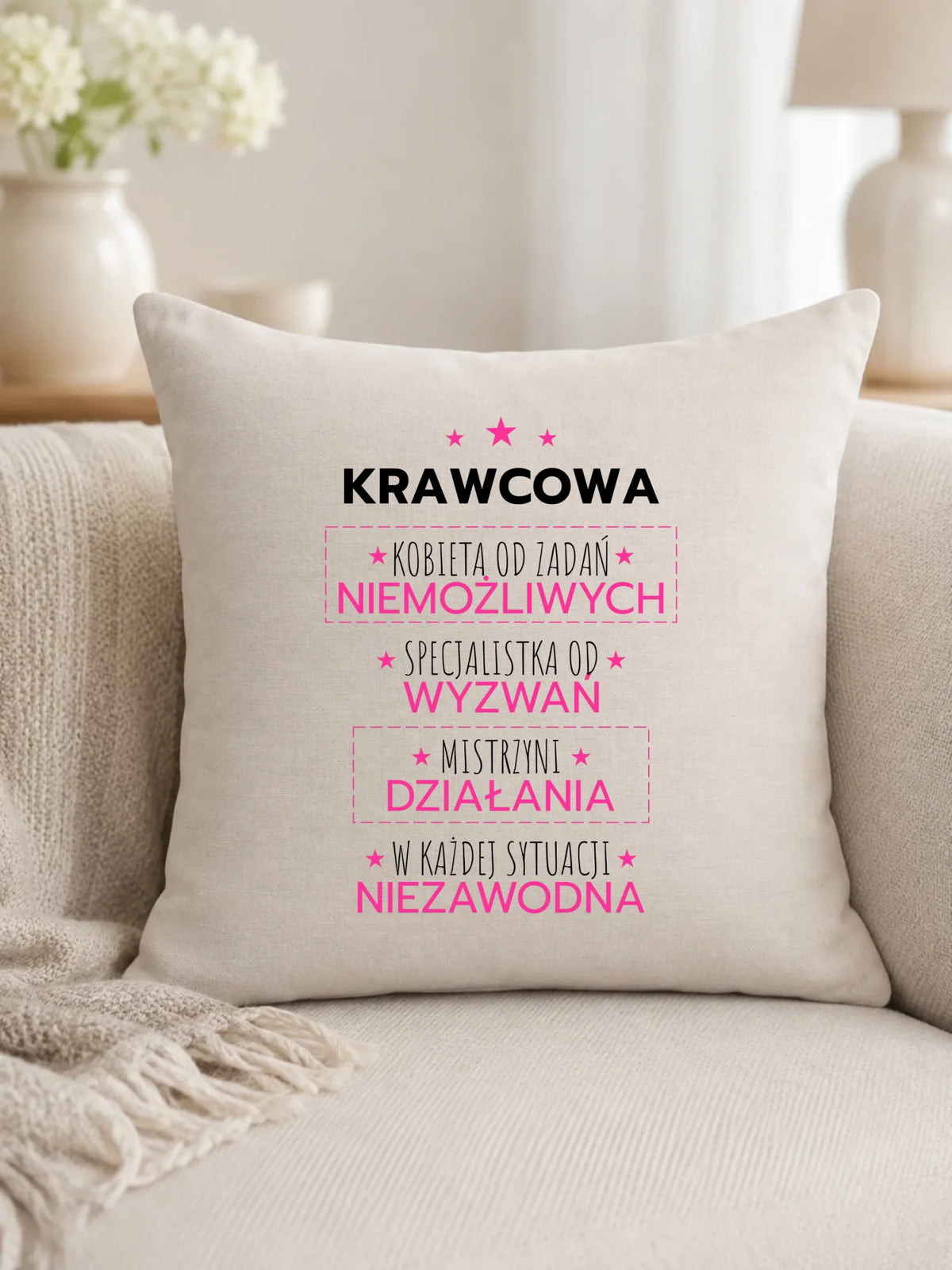 Poduszka szyciowa dla krawcowej - Kobieta od zadań niemożliwych HS29
