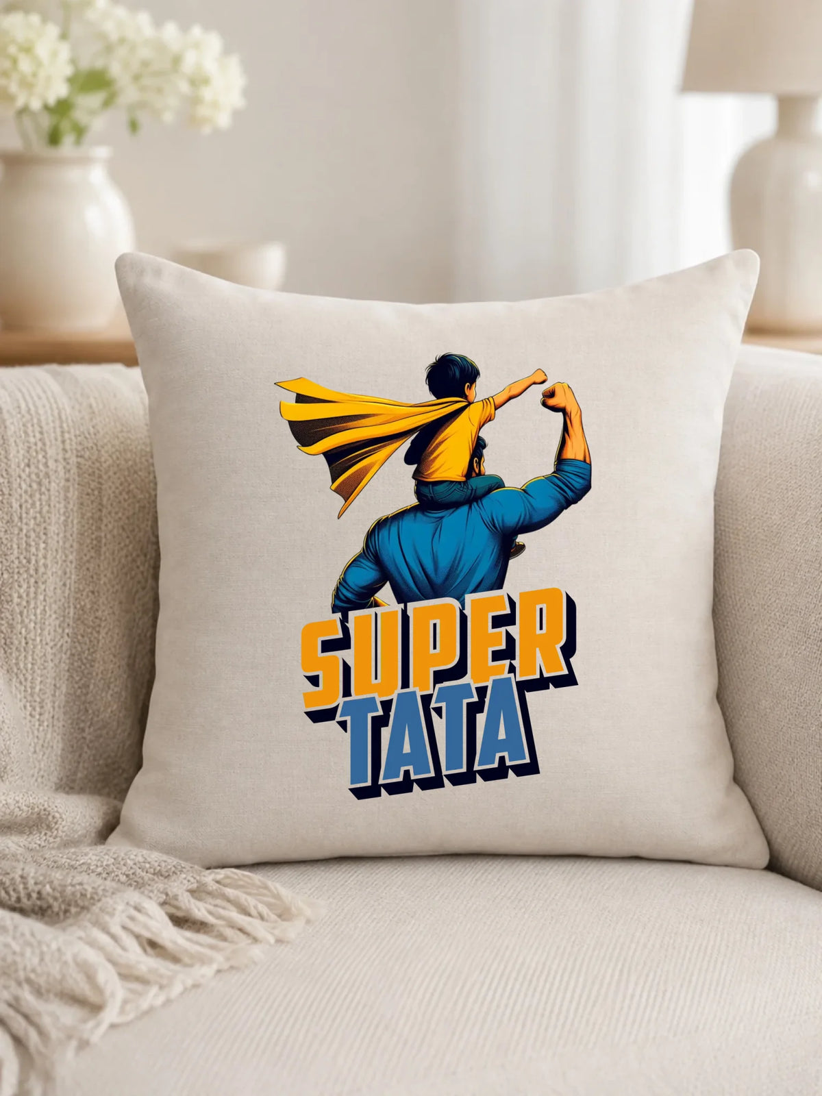 Poduszka dla taty - Super Tata z synem DT38