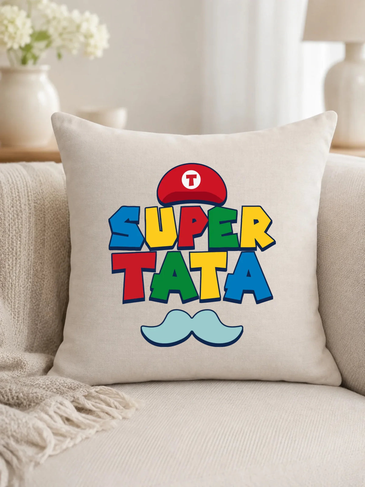 Poduszka dla taty - Super Tata w stylu Mario DT28