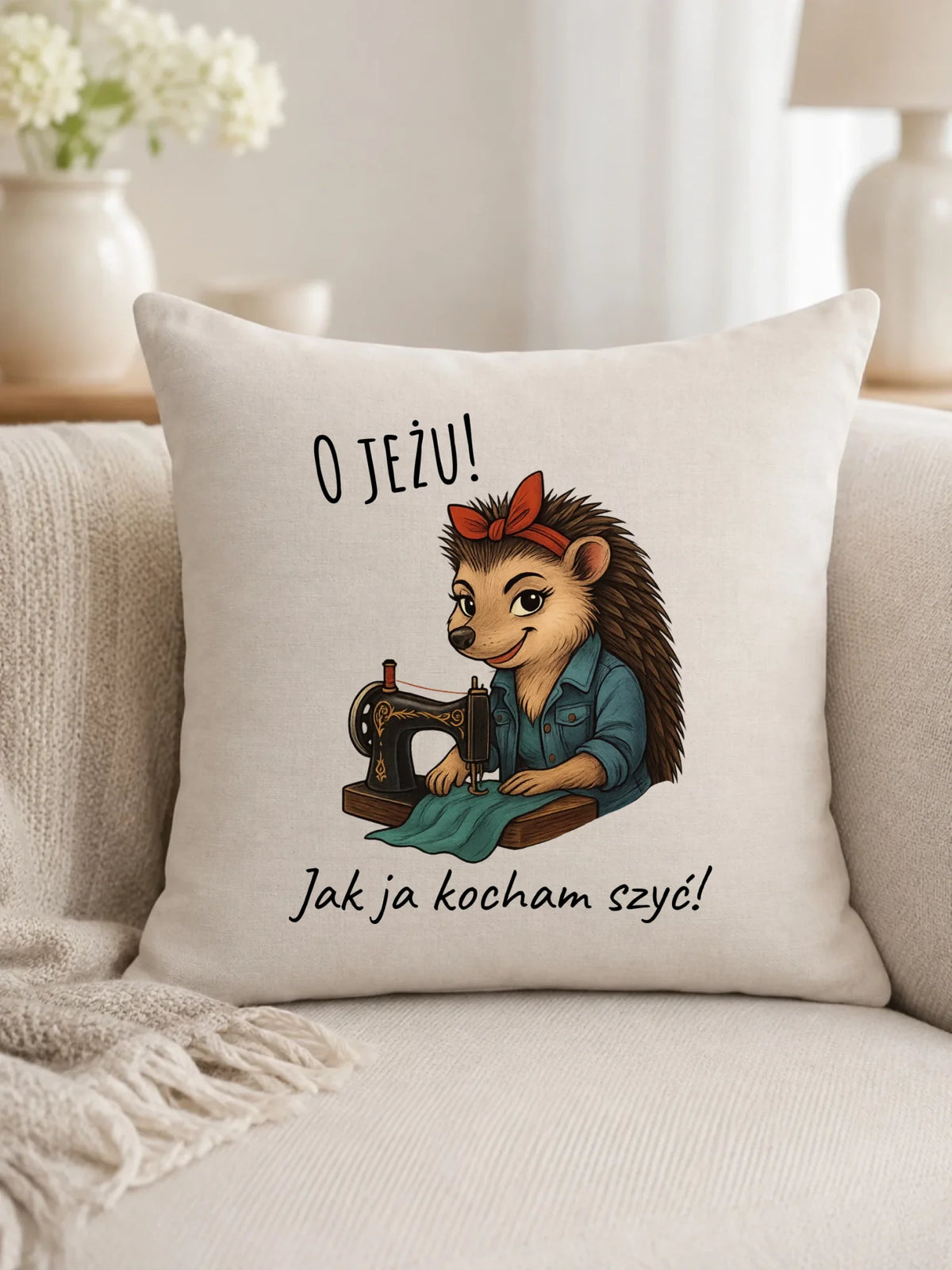 Poduszka szyciowa dla krawcowej - O JEŻU! Jak ja kocham szyć! HS09