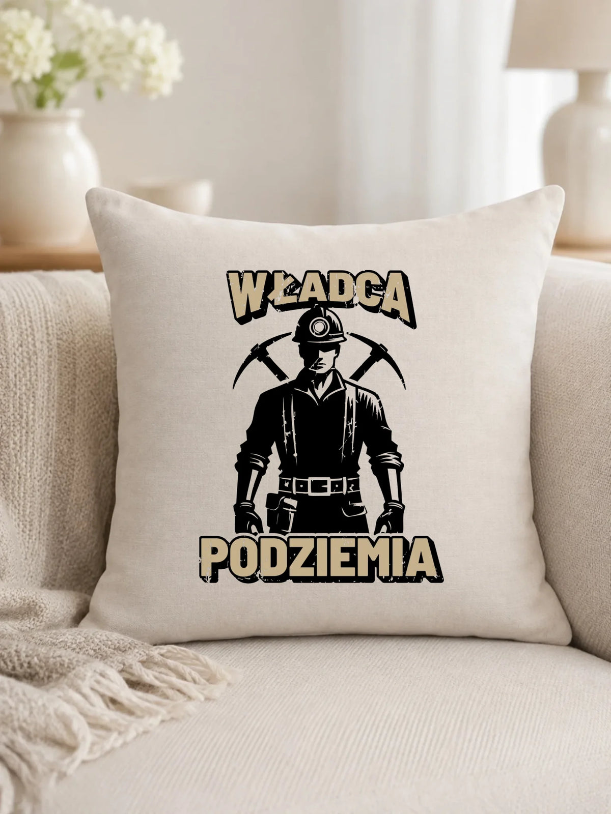 Poduszka - prezent dla górnika - Władca podziemia G25