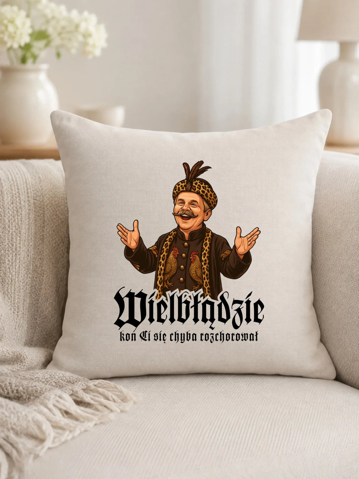 Poduszka - Wielbłądzie, koń Ci się chyba rozchorował - dla fanów serialu 1670 H61
