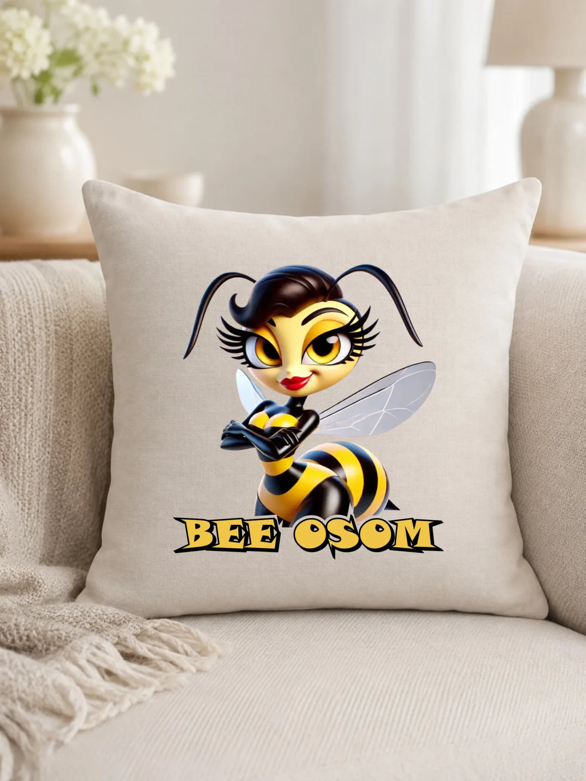 Poduszka - Bee Osom - Jestem niesamowita DZ11