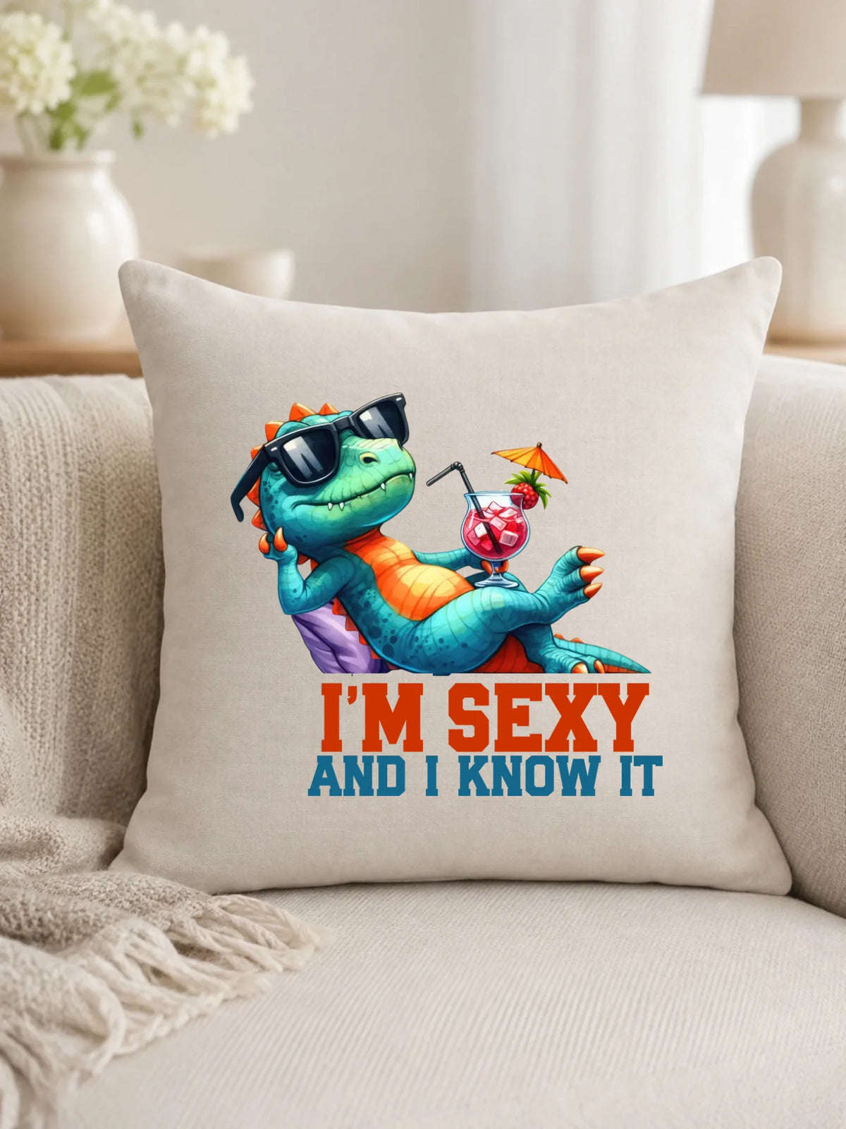 Poduszka - prezent dla chłopaka - I'm sexy - śmieszny nadruk DCH28