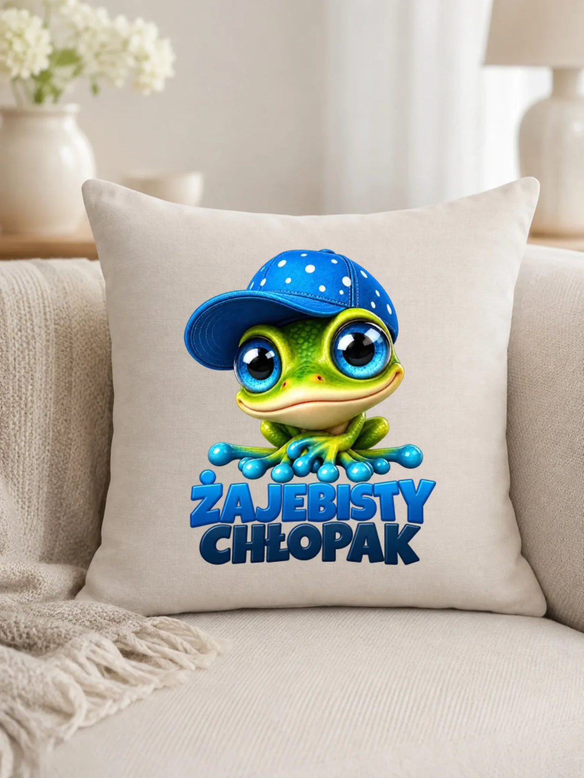 Poduszka - Żajebisty Chłopak - personalizowana DCH01