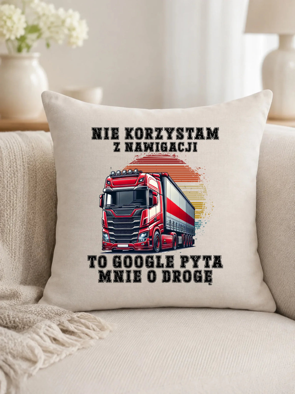 Poduszka - kierowca ciężarówki - Google pyta mnie o drogę ZKT10