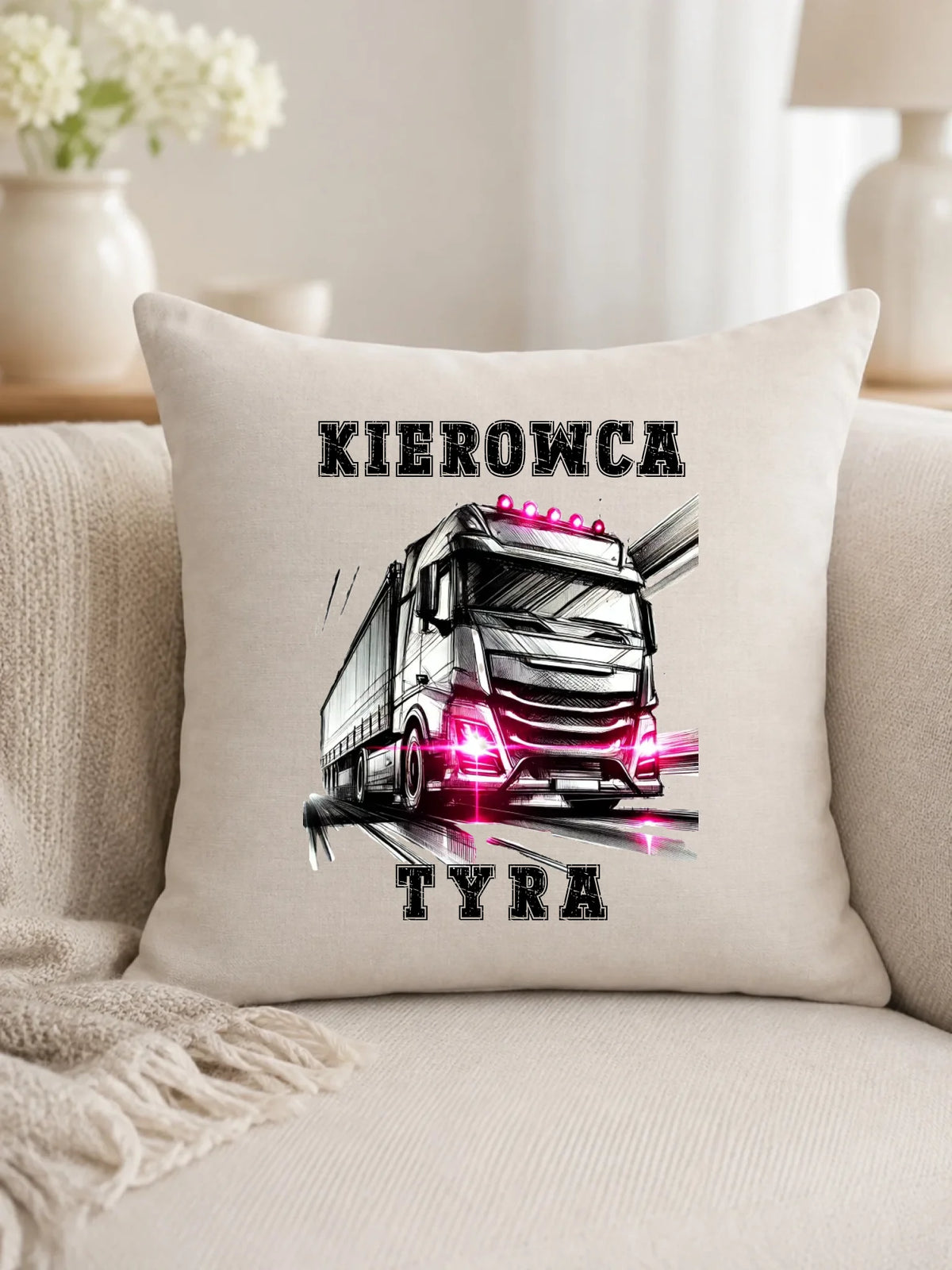 Poduszka dla kobiety kierowcy ciężarówki - Kierowca tyra ZKT15