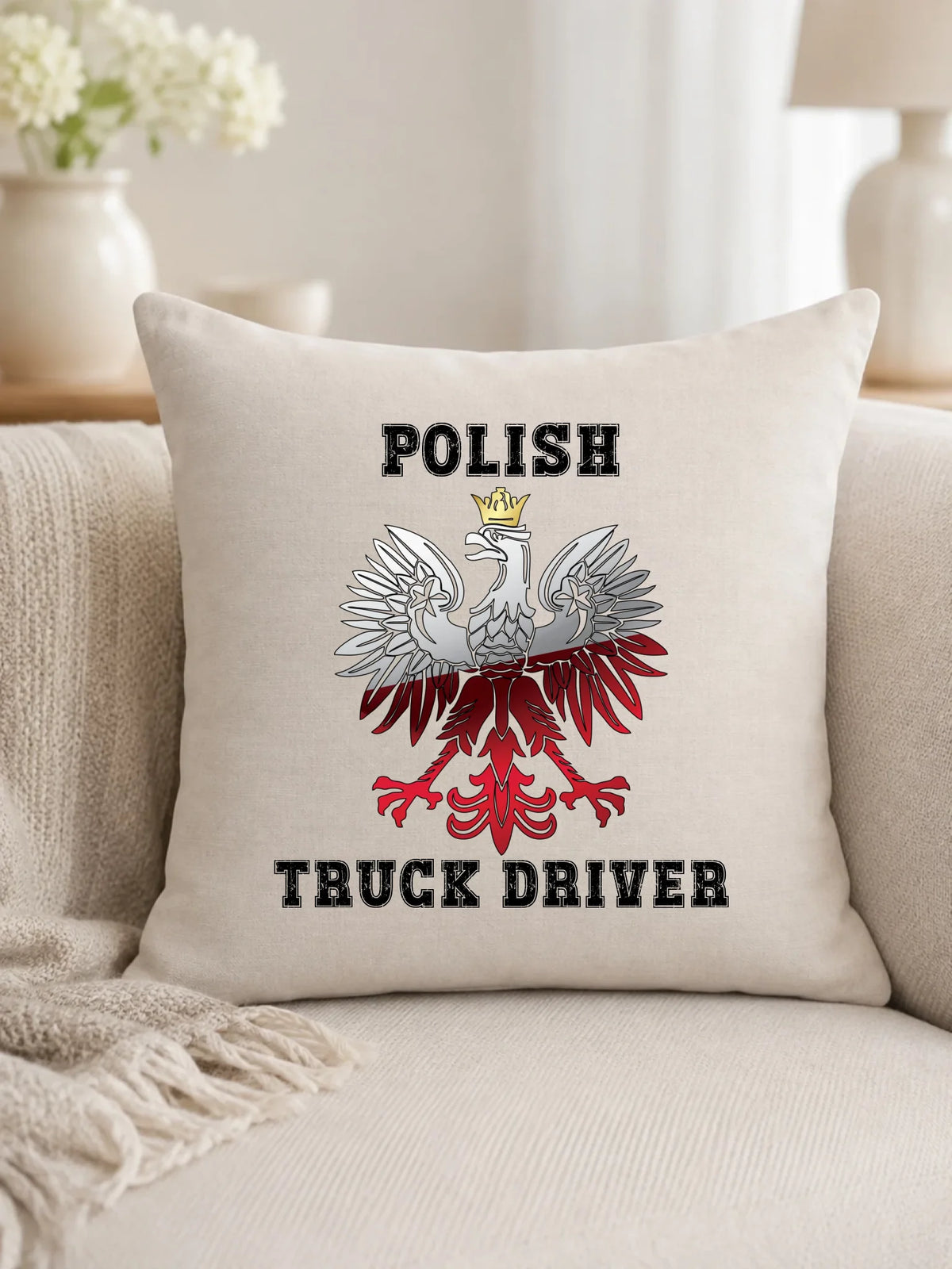 Polish Truck Driver | Poduszka dla kierowcy tira ZKT06