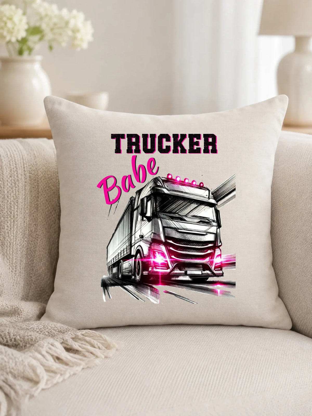 Poduszka - kierowca ciężarówki - Trucker Babe ZKT13