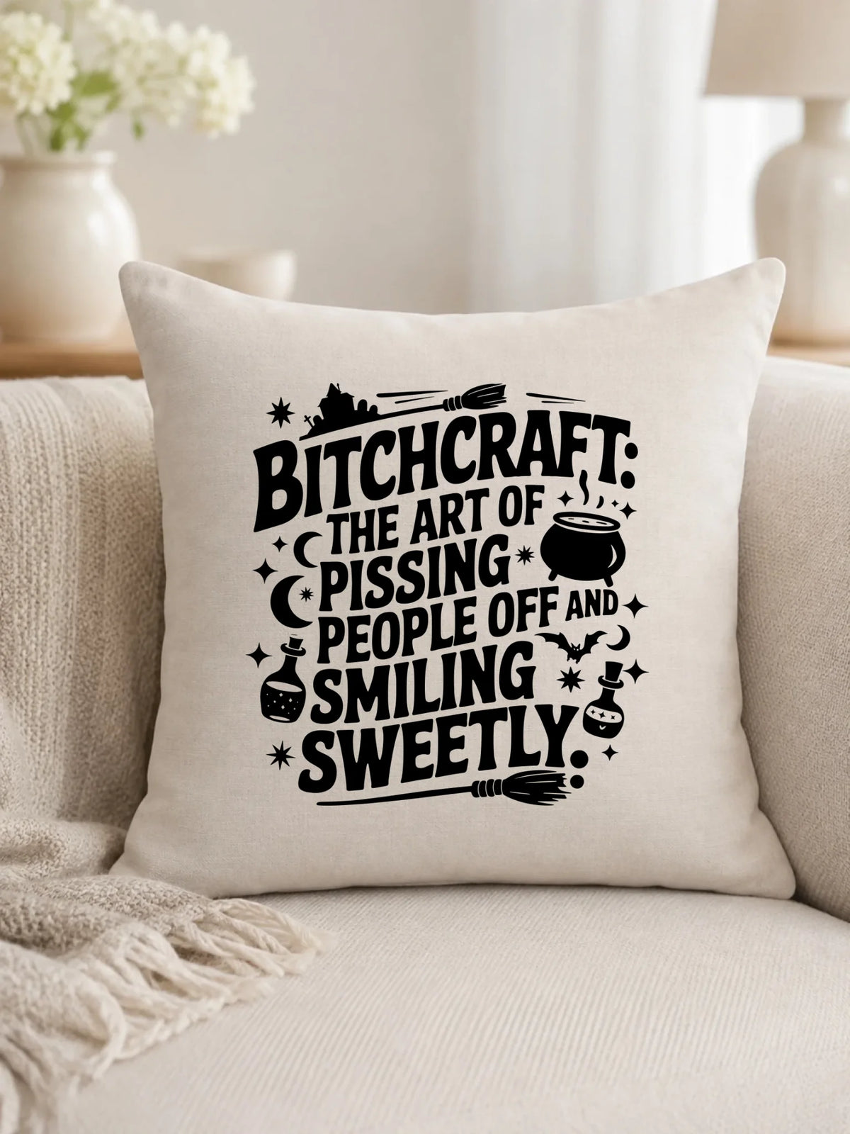 Poduszka na Halloween - Bitchcraft HL25
