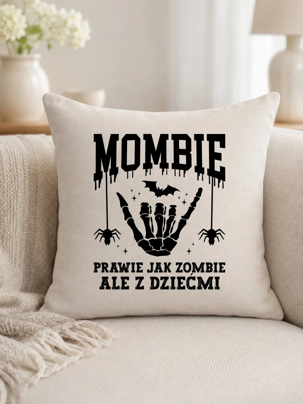 Poduszka dla mamy - Mombie - zombie z dziećmi HL18