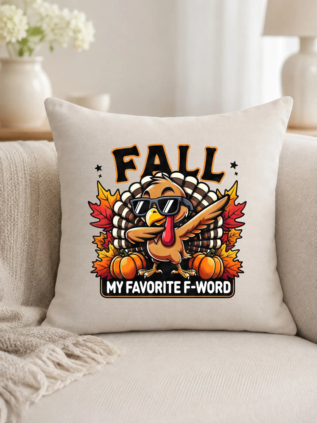 Poduszka jesienna - FALL my favorite F-word JS11