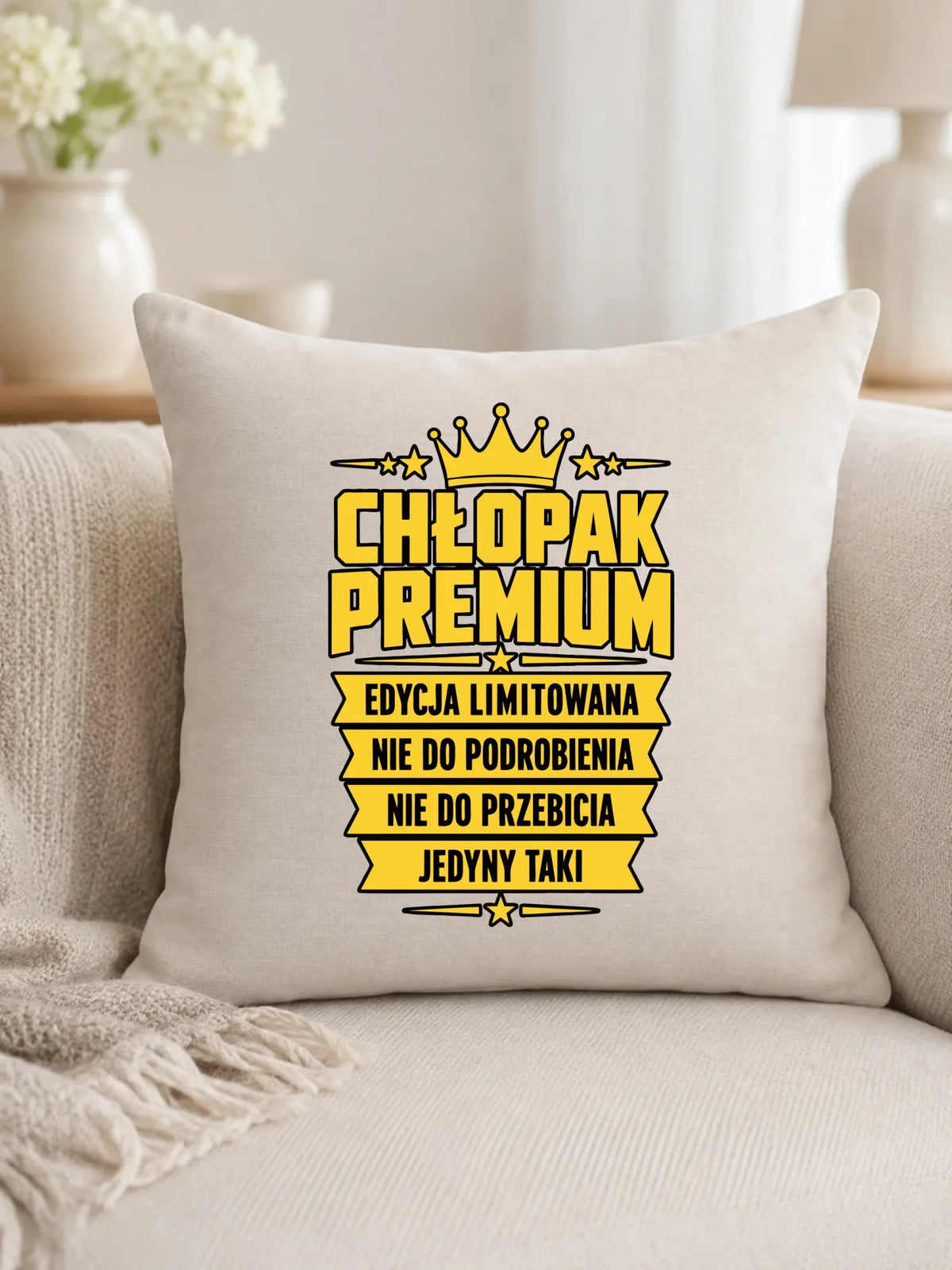Poduszka dla chłopaka - Chłopak Premium Edycja Limitowana