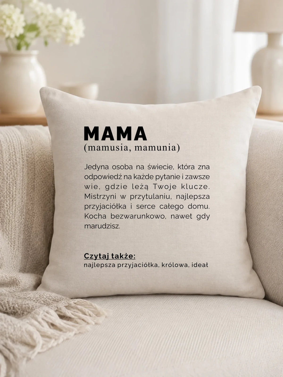 Poduszka dla mamy - Mama definicja DM40