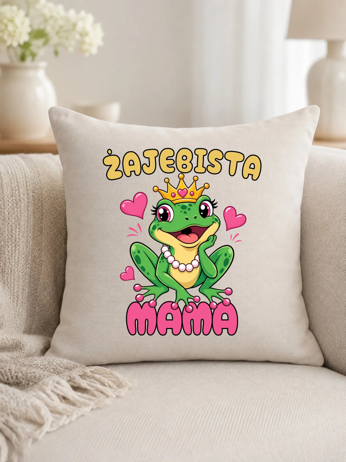 Poduszka dla mamy - Żajebista Mama DM50