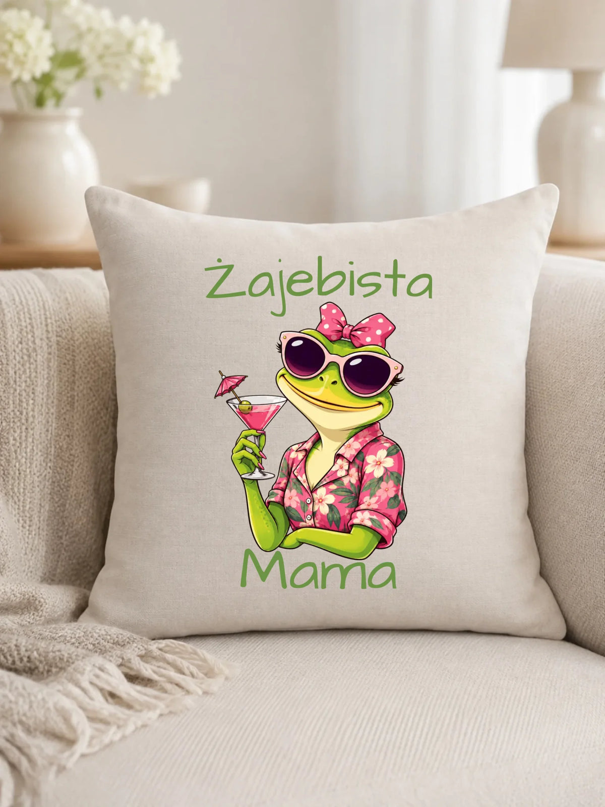 Poduszka dla mamy - Żajebista Mama DM47