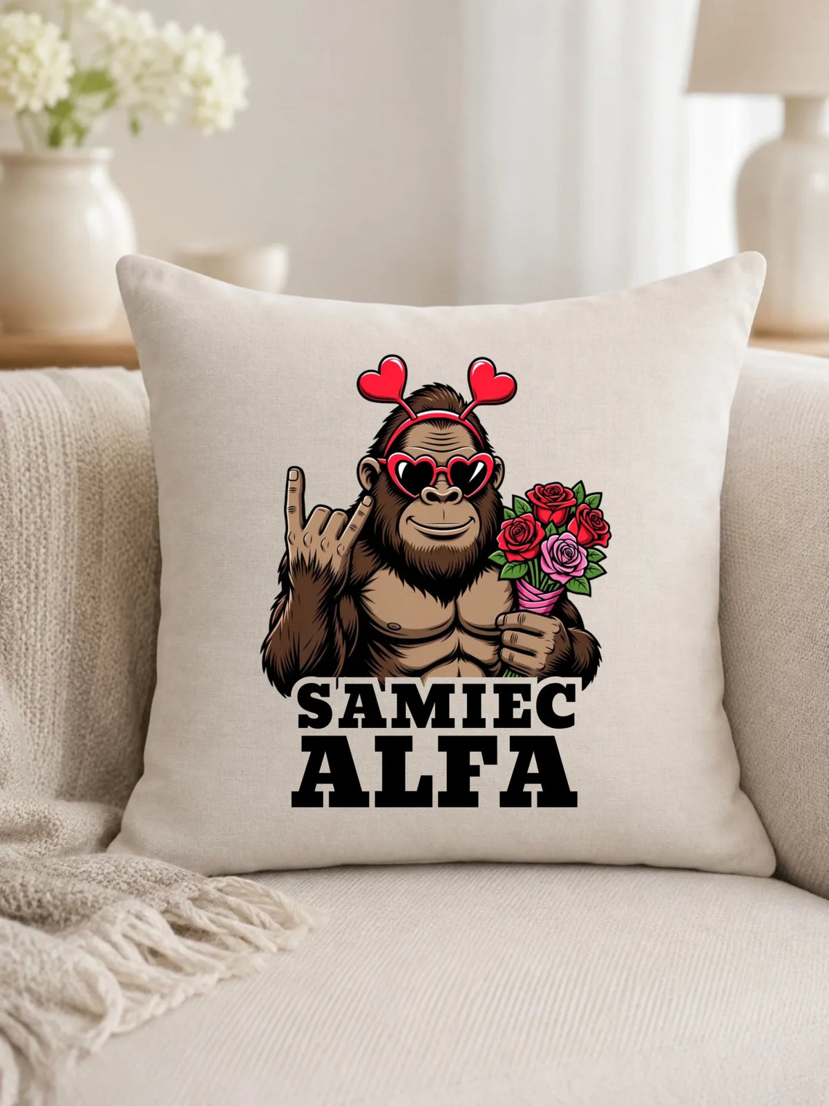 Poduszka dla faceta - Samiec Alfa W74