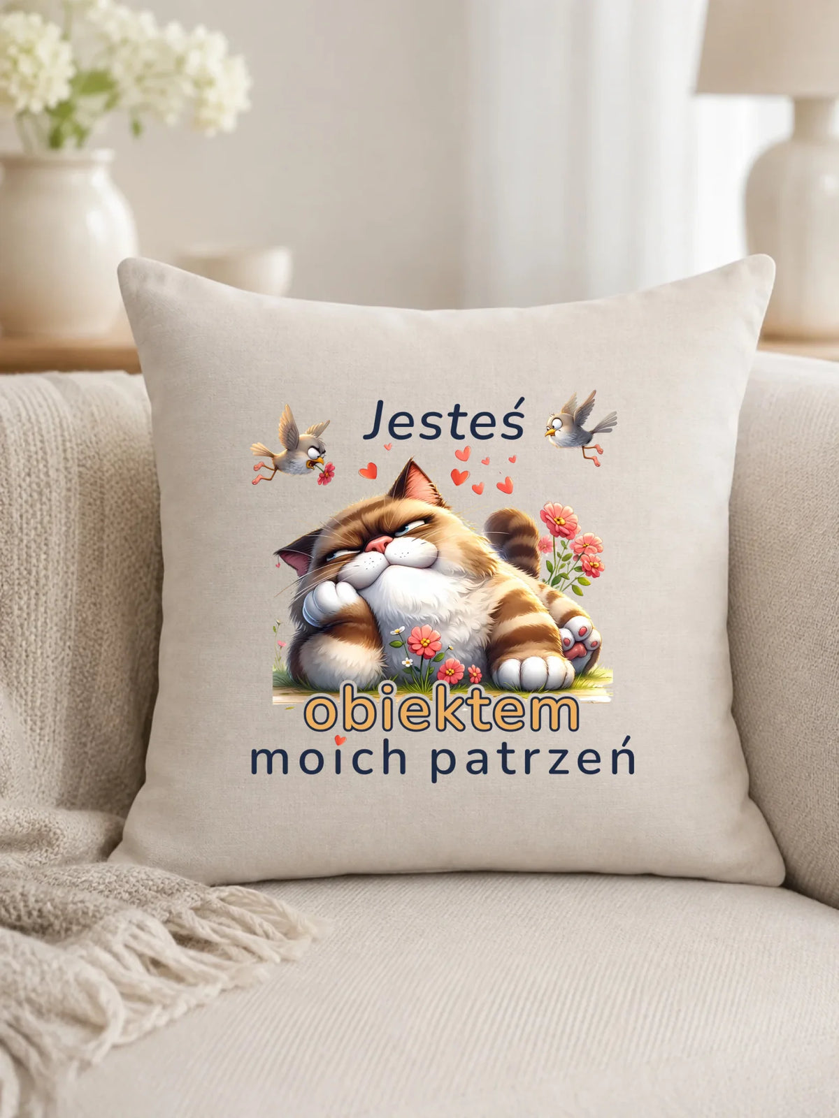 Poduszka dla par - Jesteś obiektem moich patrzeń W68