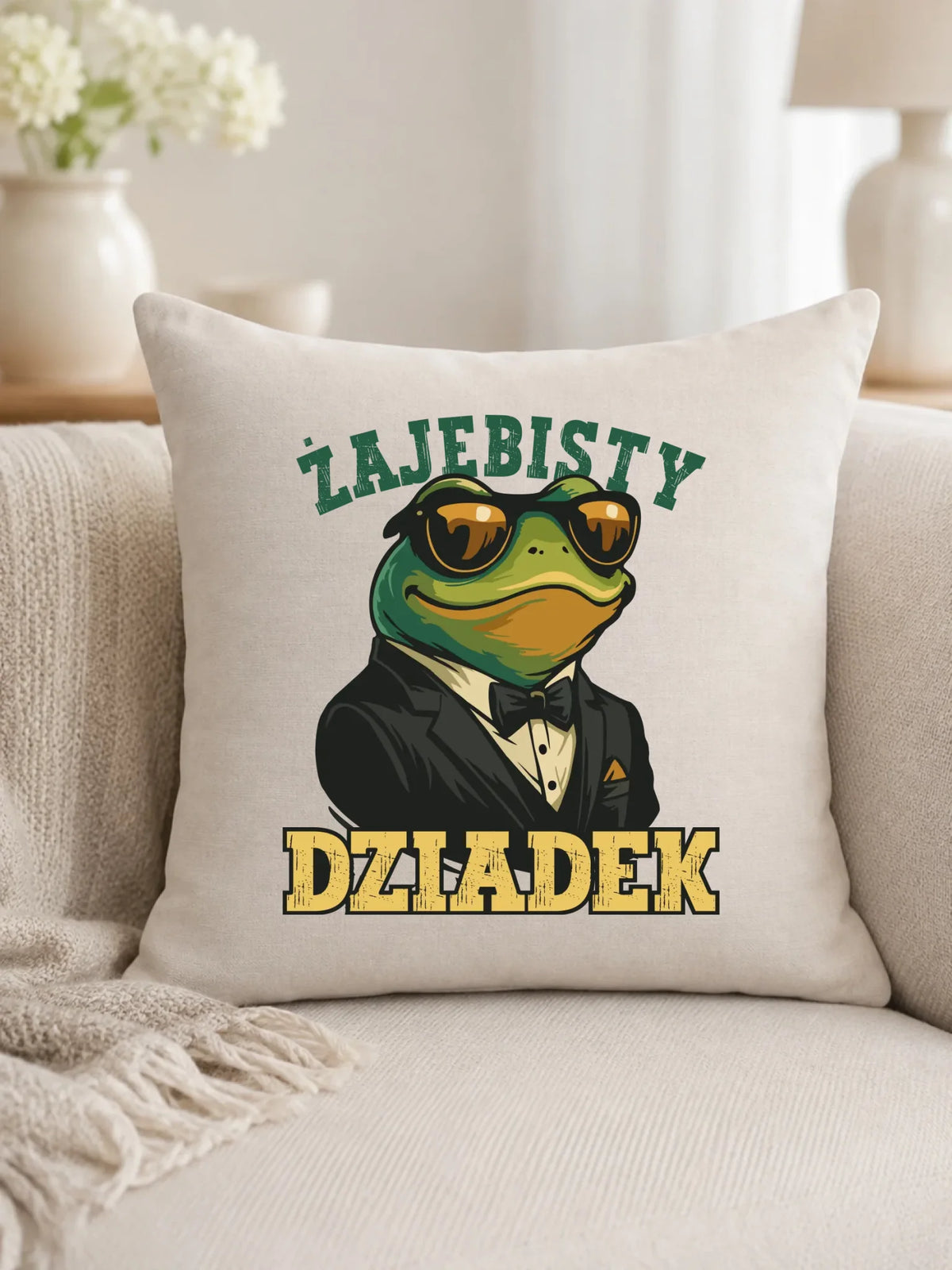 Poduszka dla dziadka - Żajebisty dziadek D42