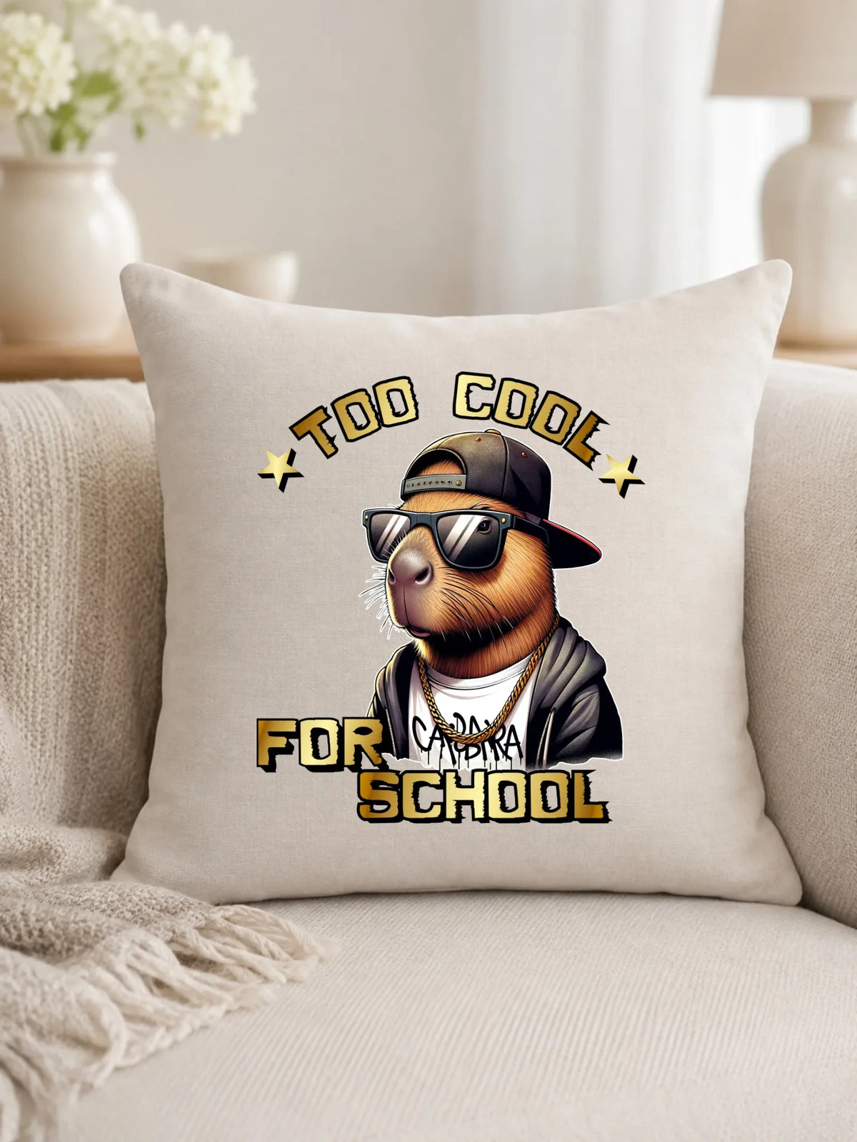 Poduszka z kapibarą do szkoły Too cool SZ06