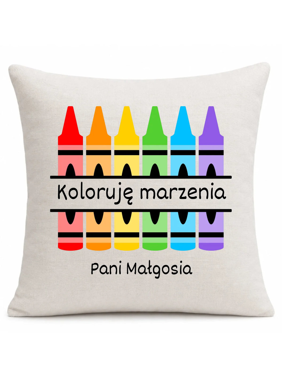 Koloruję marzenia | Poduszka dla nauczycielki N69