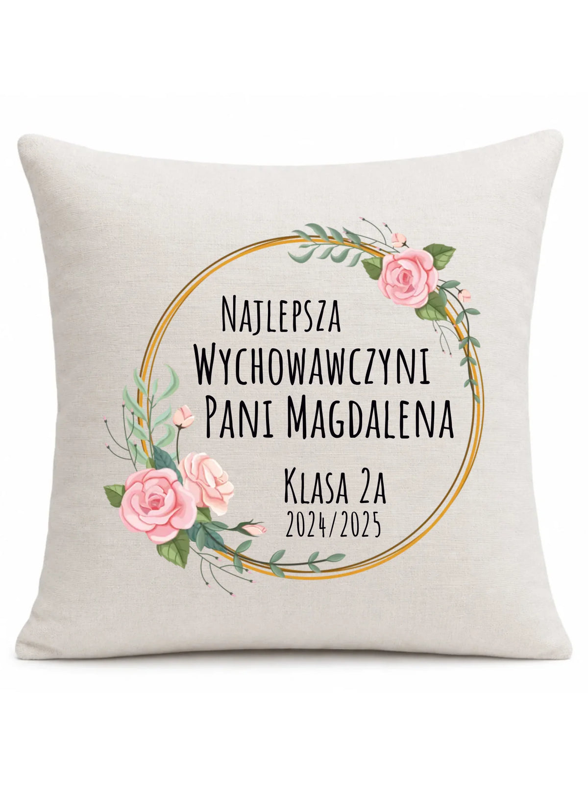 Najlepsza Wychowawczyni personalizacja | Poduszka dla nauczyciela N02