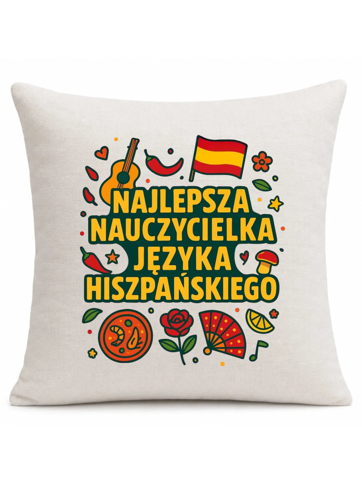 Nauczycielka języka hiszpańskiego | Poduszka na prezent N55