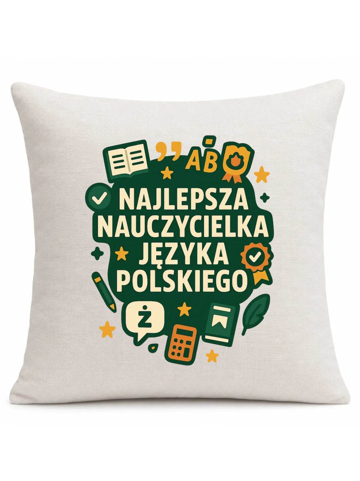 Najlepsza nauczycielka języka polskiego | Poduszka na prezent N75