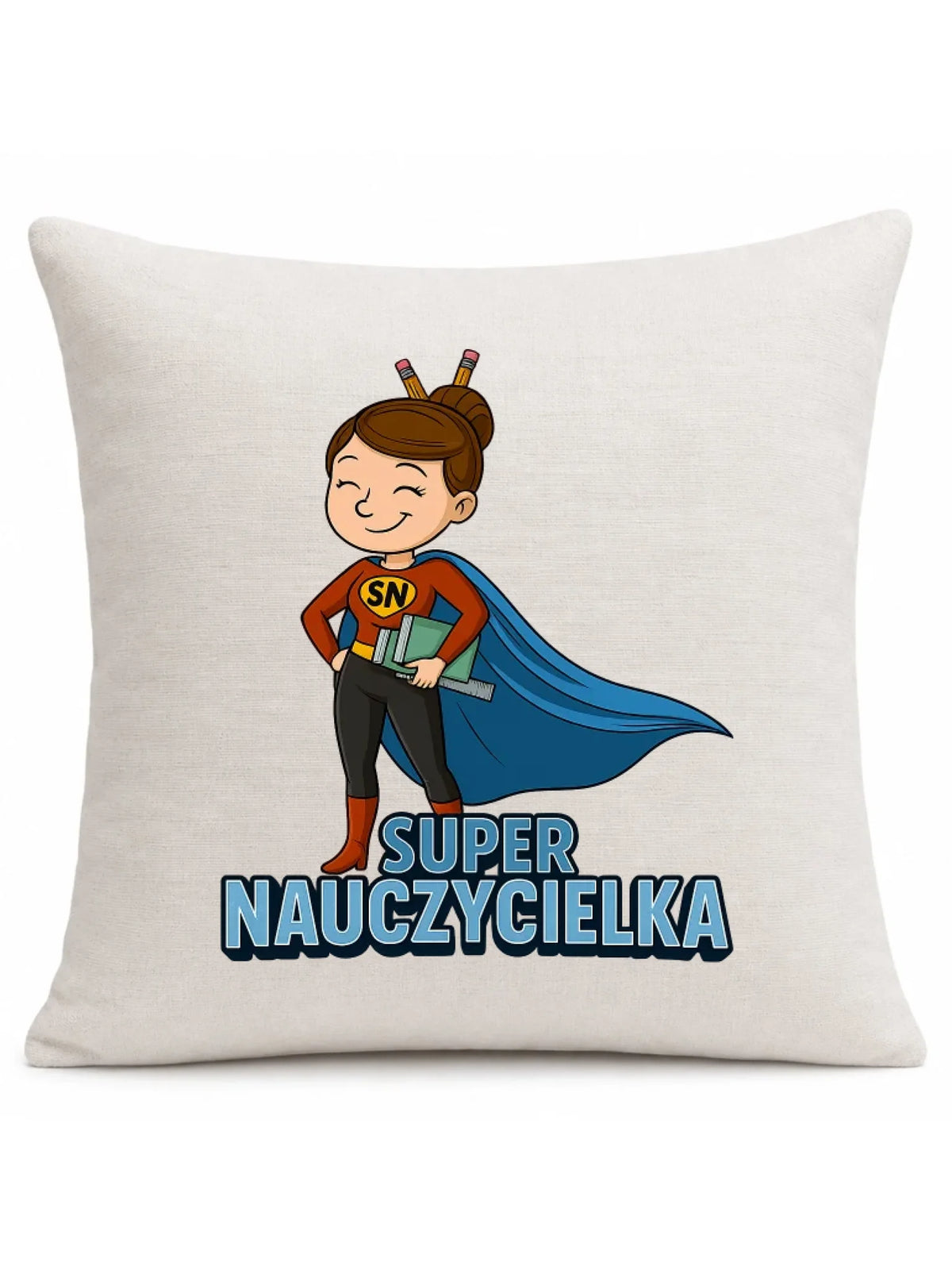 Super Nauczycielka | Poduszka prezent dla nauczycielki N08