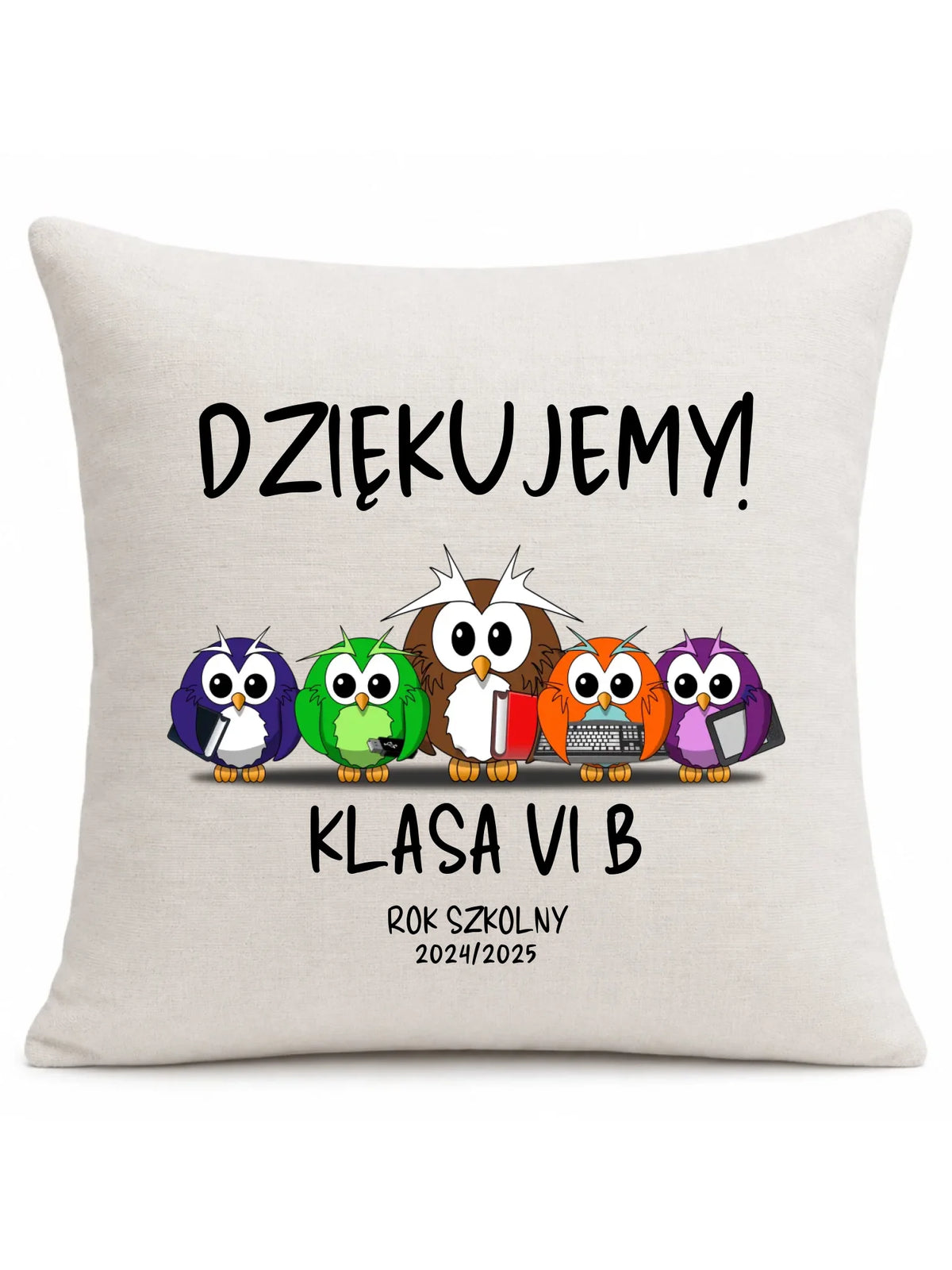 Dziękujemy | Poduszka na prezent dla nauczyciela N04