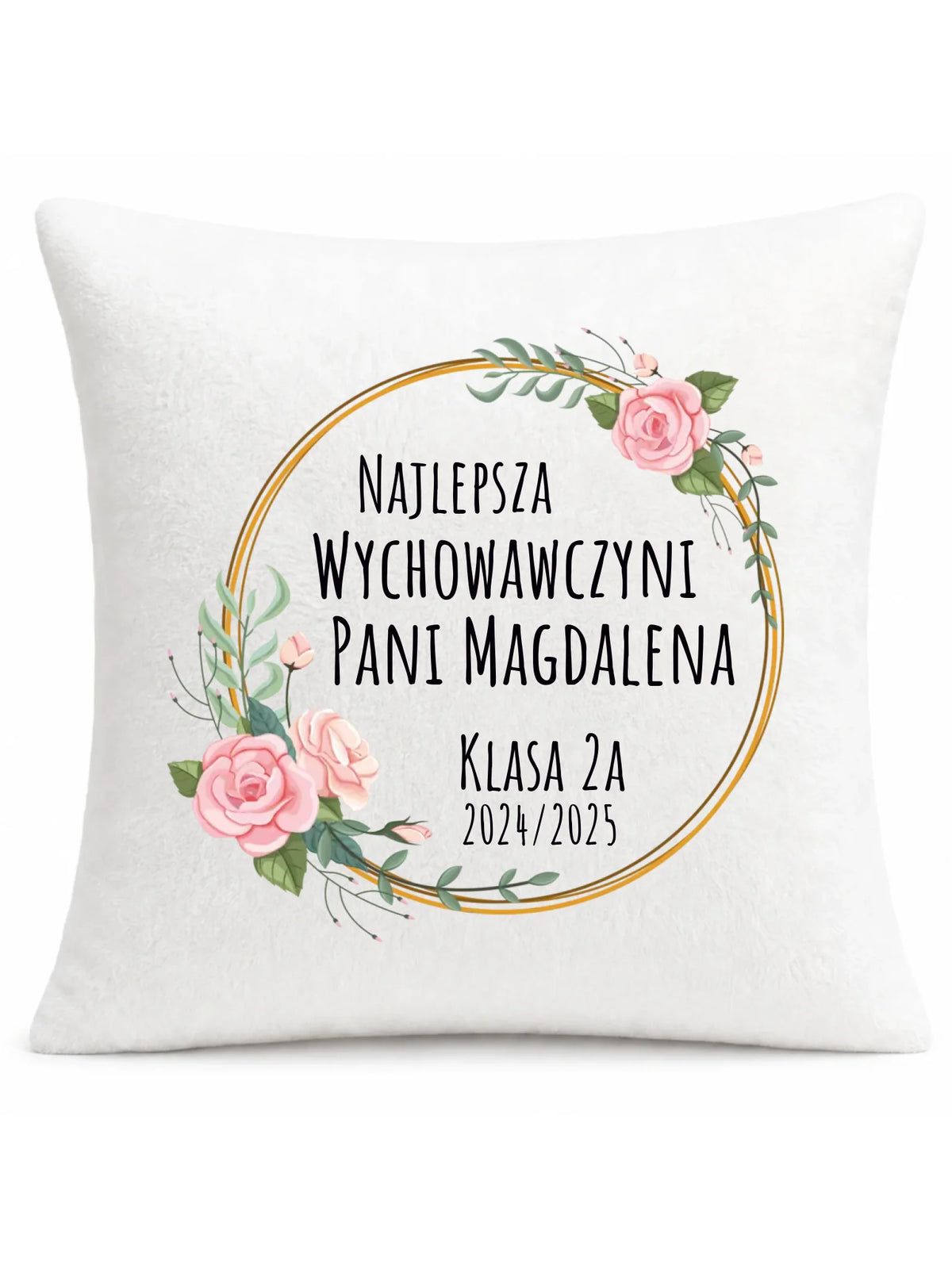 Najlepsza Wychowawczyni personalizacja | Poduszka dla nauczyciela N02