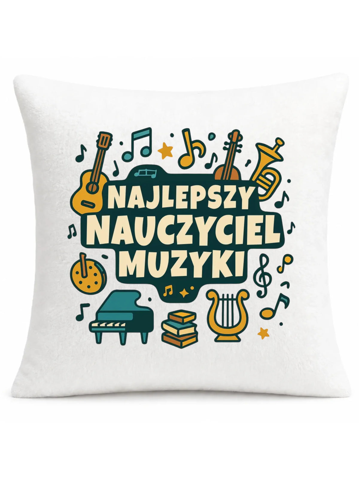 Najlepszy nauczyciel muzyki | Poduszka prezent dla nauczyciela N52