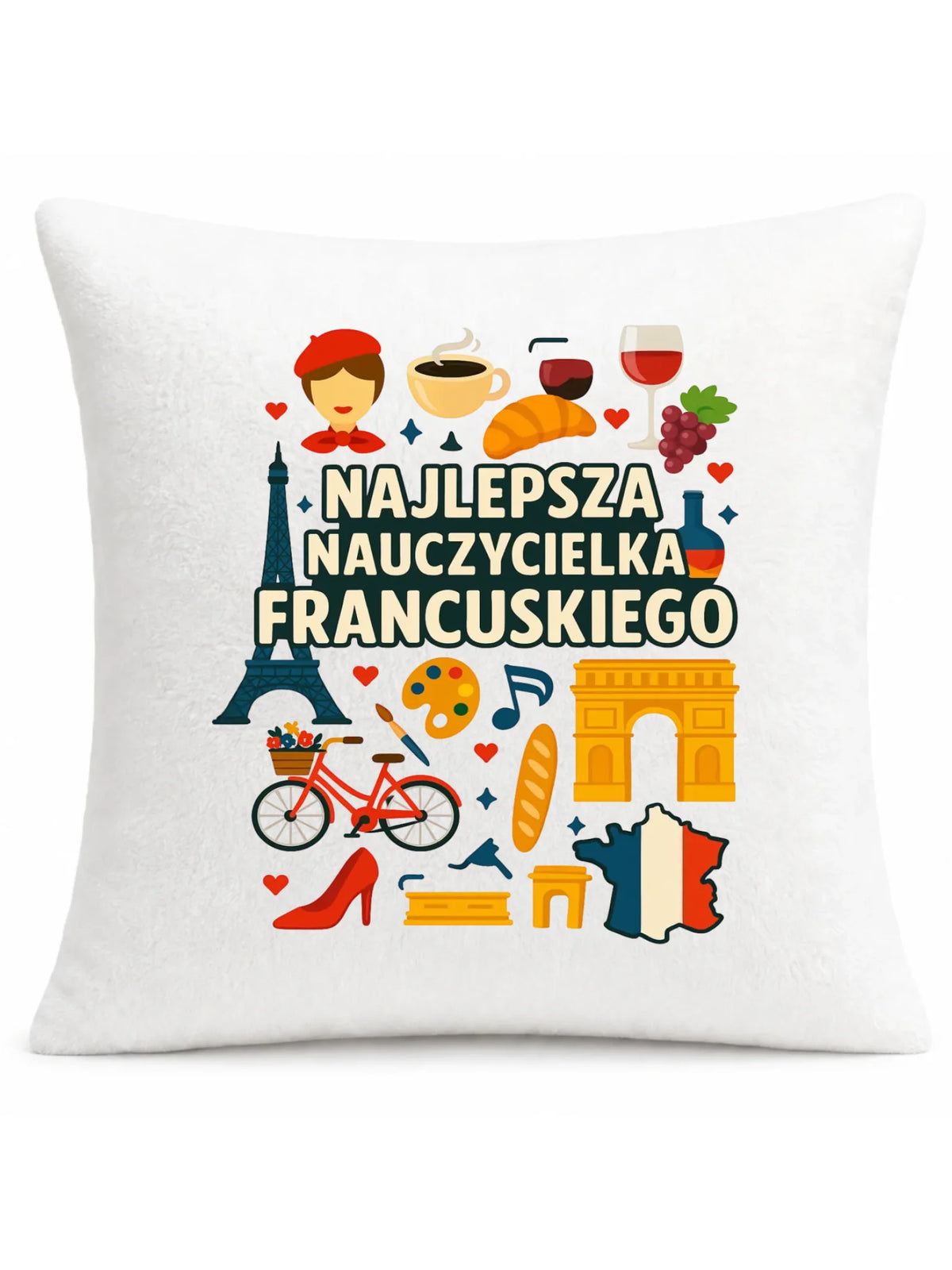 Nauczycielka języka francuskiego | Poduszka na prezent N58