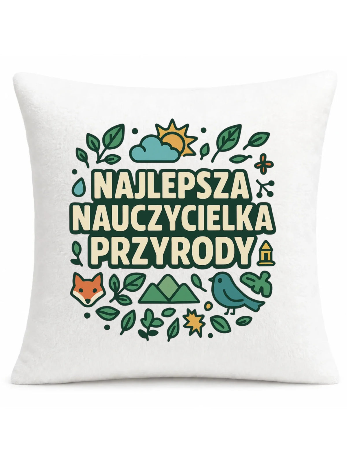 Najlepsza nauczycielka przyrody | Poduszka na prezent N64