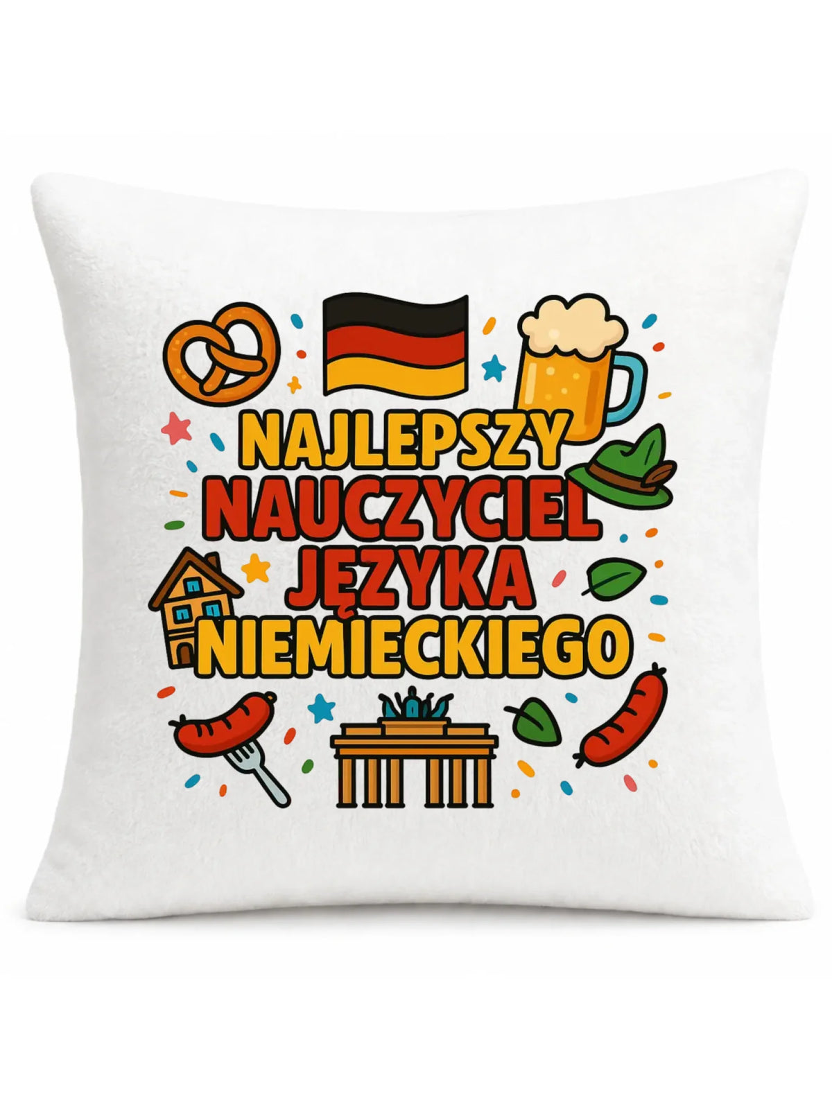 Najlepszy nauczyciel języka niemieckiego | Poduszka na prezent N54