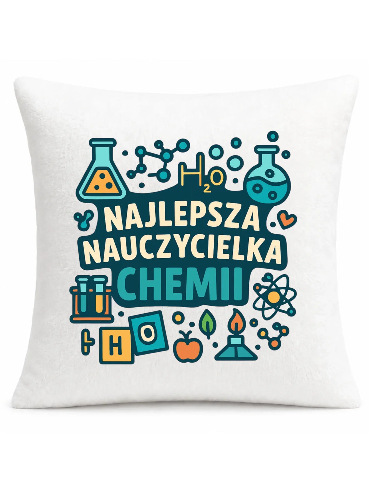 Najlepsza nauczycielka chemii | Poduszka prezent dla nauczycielki N44