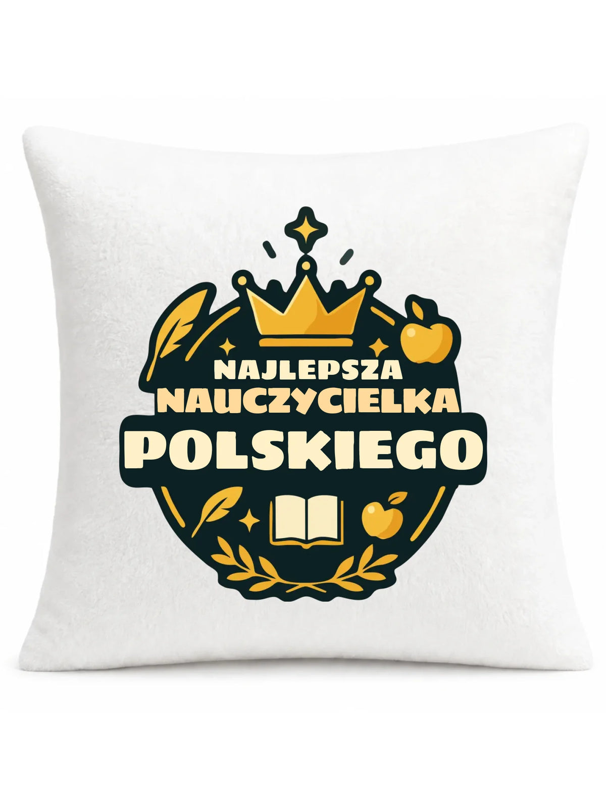 Najlepsza nauczycielka języka polskiego | Poduszka prezent dla polonistki N41
