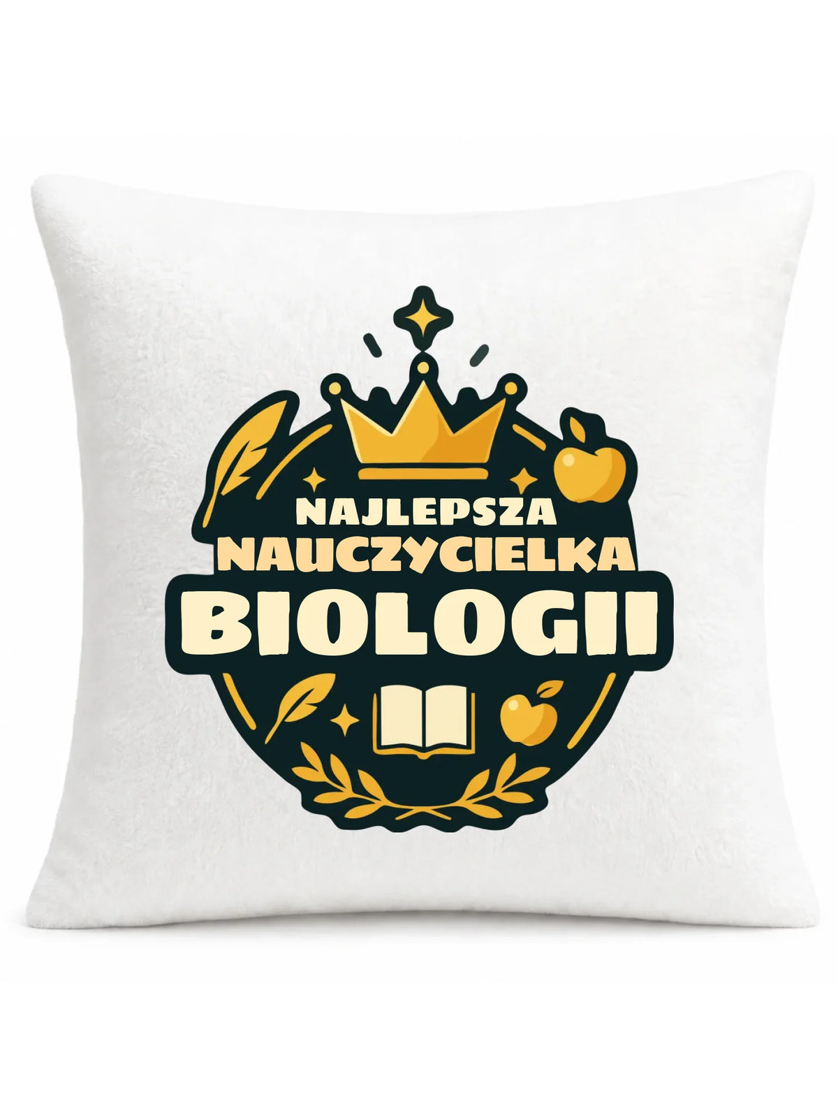Najlepsza nauczycielka biologii | Poduszka prezent dla nauczycielki N39